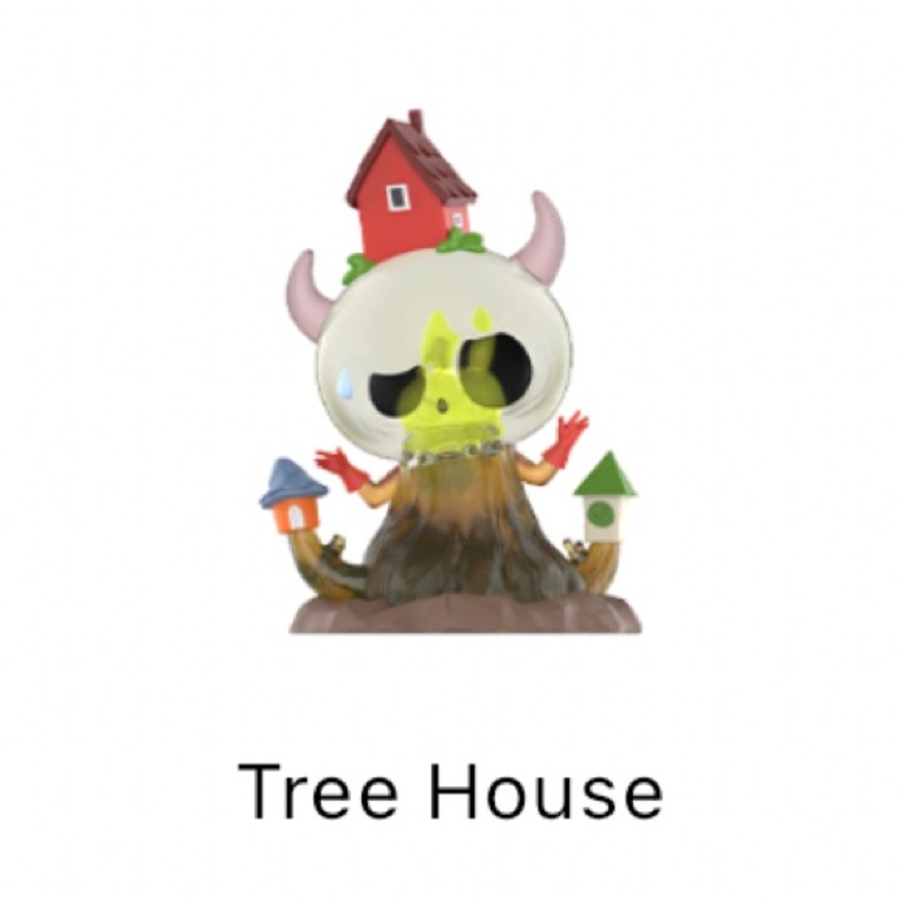 THE MONTERS Almost Hidden TREE HOUSE LABUBU FIGURINE